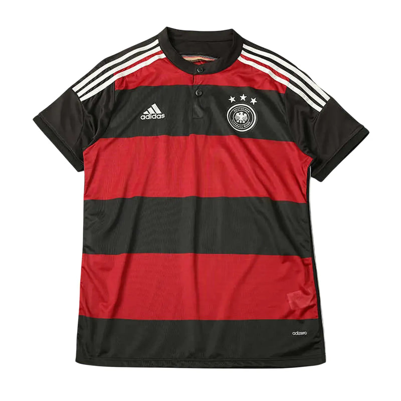 Camisa Alemanha Away 2014 Retrô - Vermelha e Preta