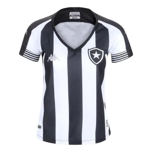 Camisa Botafogo Feminina Home 21/22 - Preta e Branca