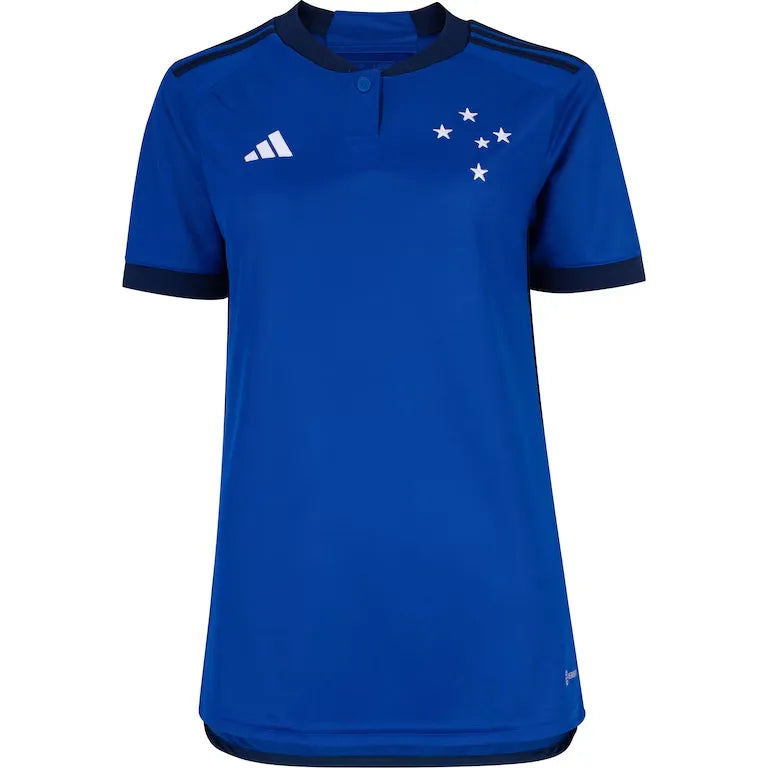 Camisa Cruzeiro Feminina Home 23/24 - Azul