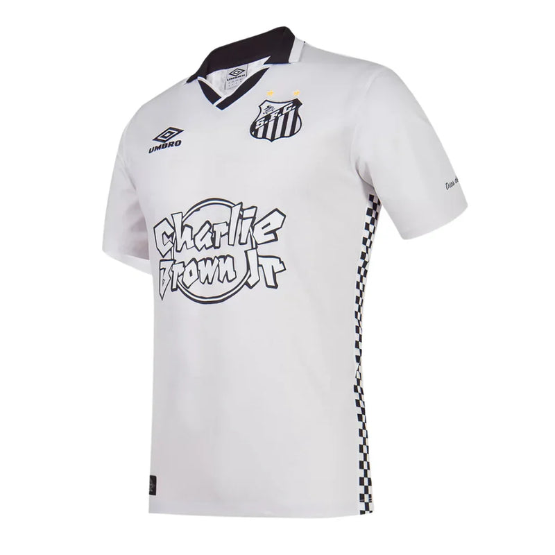 Camisa Santos Charlie Brown Jr. Dias de Glória - Branca