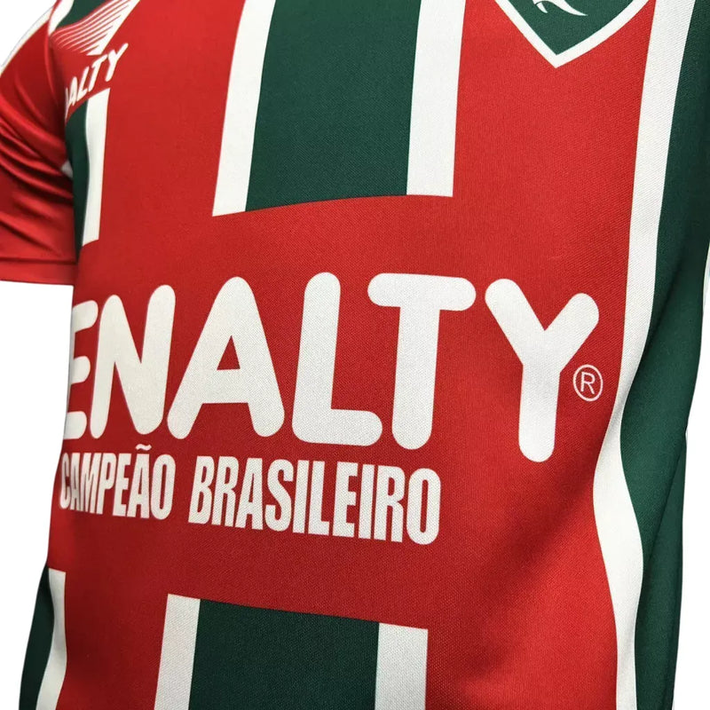 Camisa Fluminense Home 1993 Retrô - Vinho e Verde