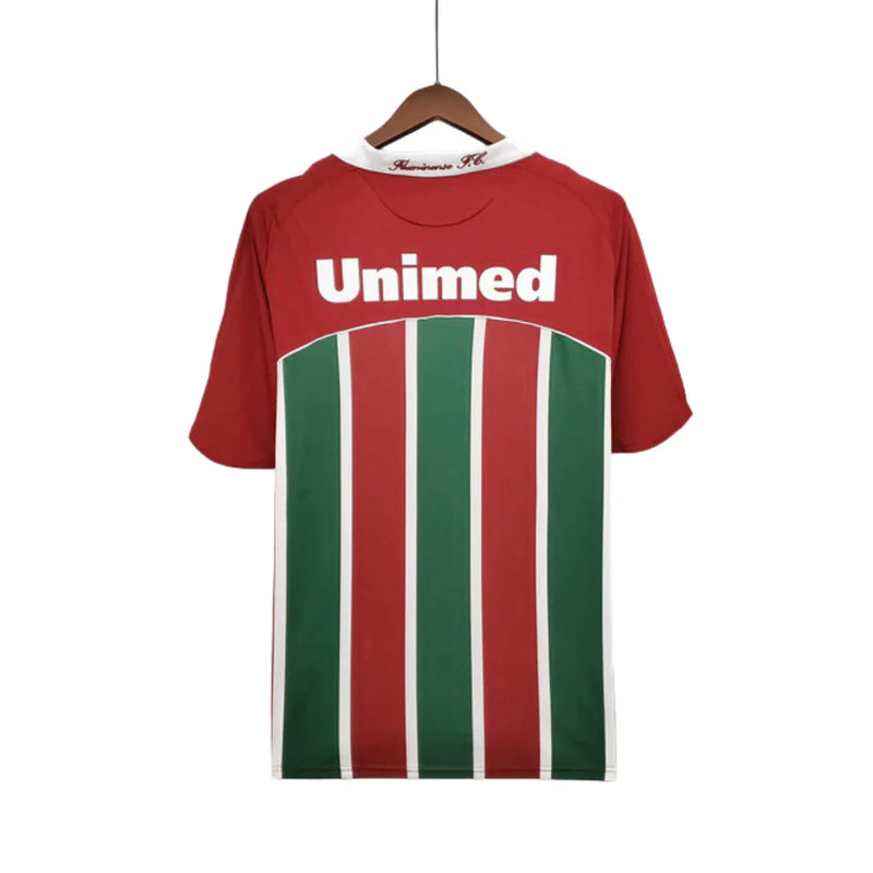 Camisa Fluminense Home 08/09 Retrô - Vinho e Verde