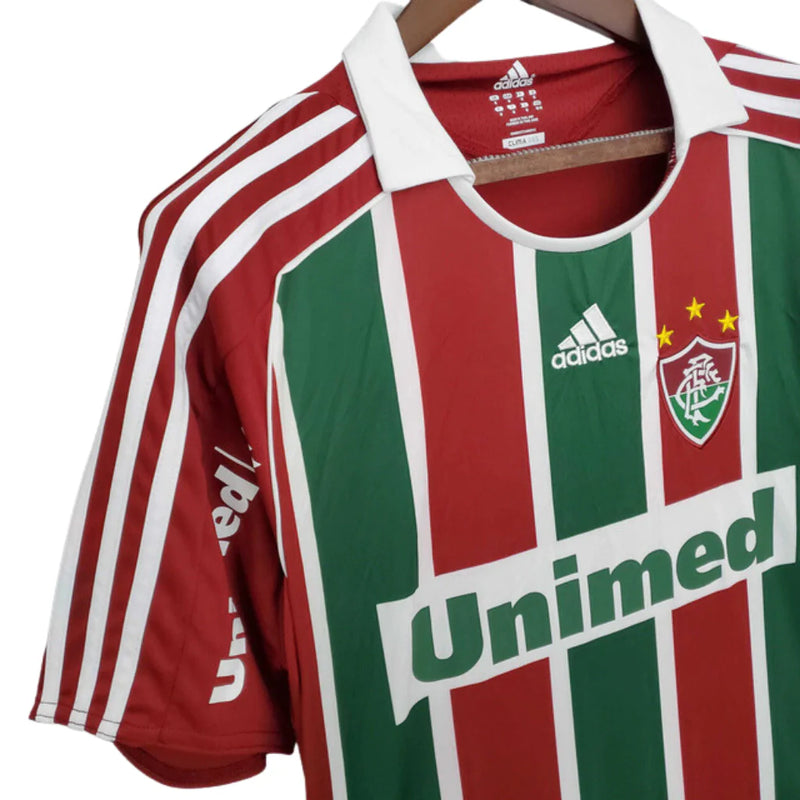 Camisa Fluminense Home 08/09 Retrô - Vinho e Verde