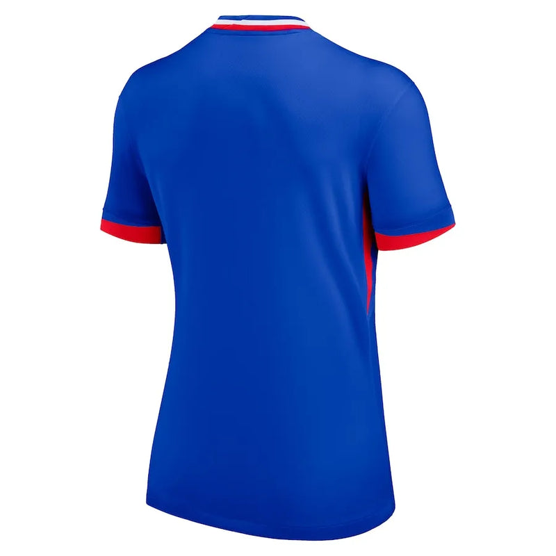 Camisa França Feminina Home 2024 - Azul