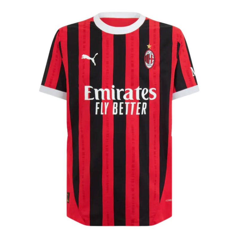 Camisa Milan Home 24/25 - Preta e Vermelha