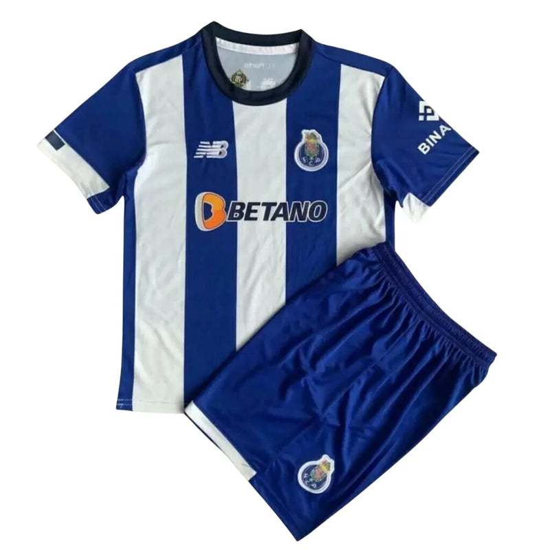 Conjunto Infantil Porto I 23/24 - Branco e Azul