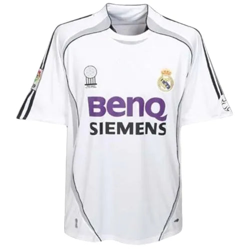 Camisa Real Madrid Home 06/07 Retrô - Branca