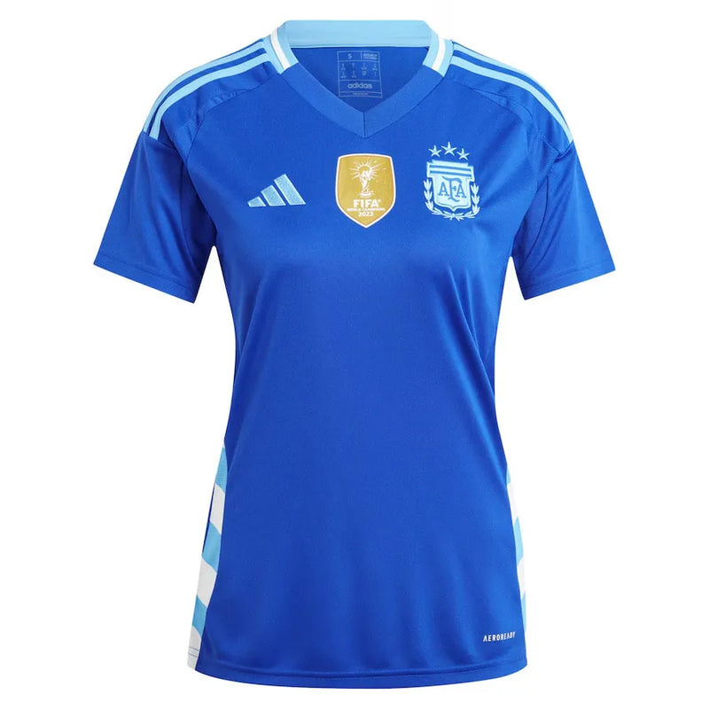 Camisa Argentina Feminina Away 2024 - Azul