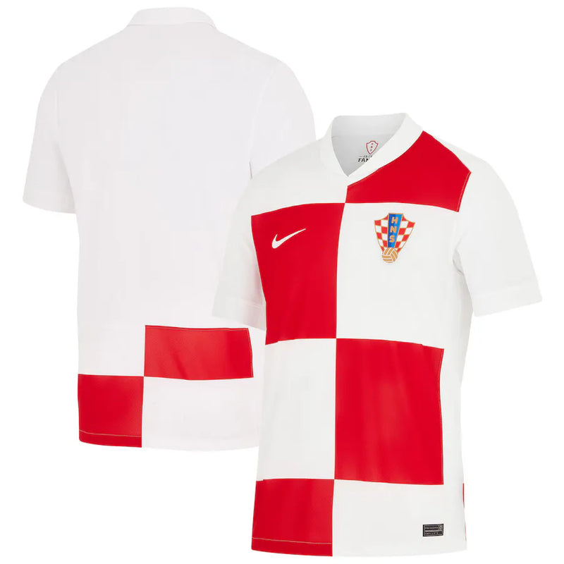 Camisa Croácia Home 2024 - Branca e Vermelha