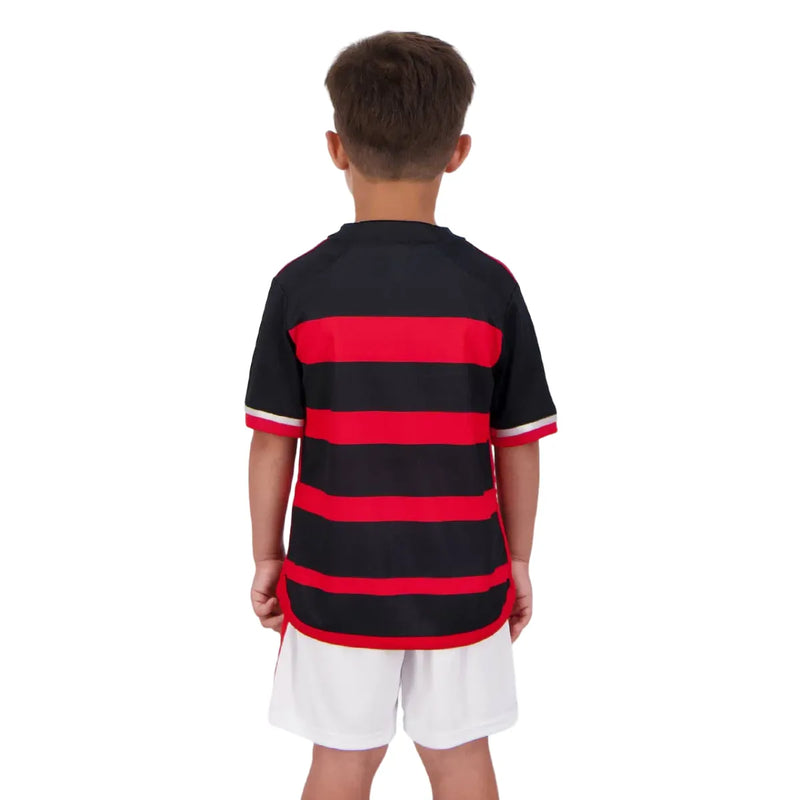 Conjunto Infantil CRF I 24/25 - Preto e Vermelho