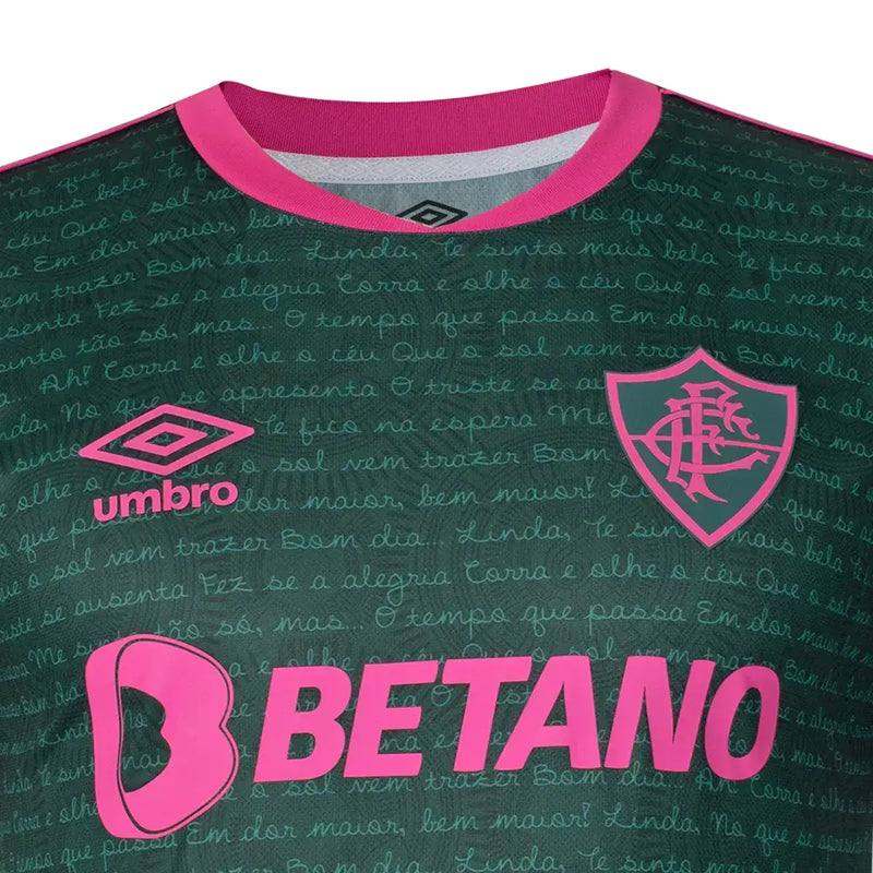 Camisa Fluminense Third 23/24 - Verde e Rosa