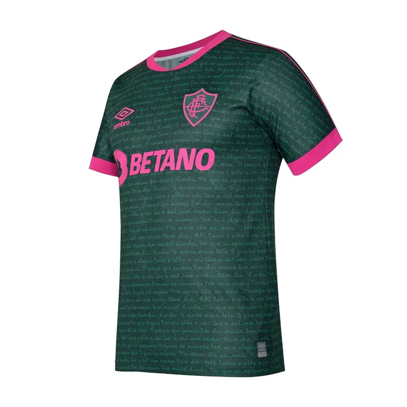 Camisa Fluminense Third 23/24 - Verde e Rosa