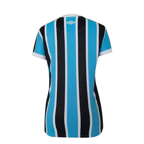 Camisa Grêmio Feminina Home 23/24 - Azul e Preta