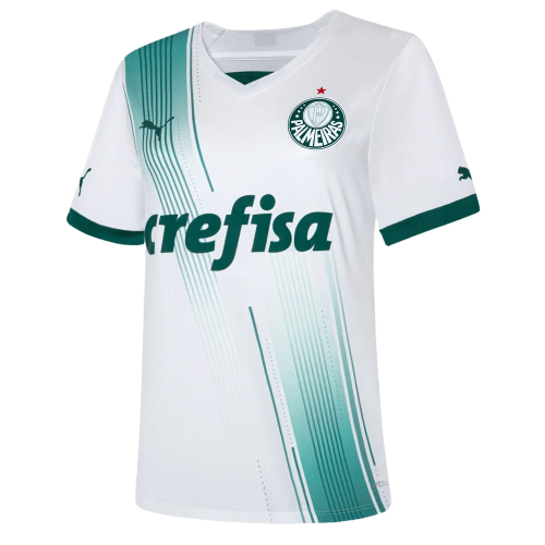 Camisa Palmeiras Feminina Away 23/24 - Branca