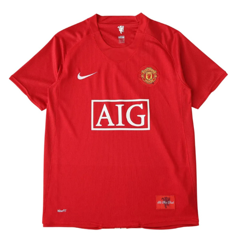 Camisa Manchester United Home 07/08 Retrô - Vermelha